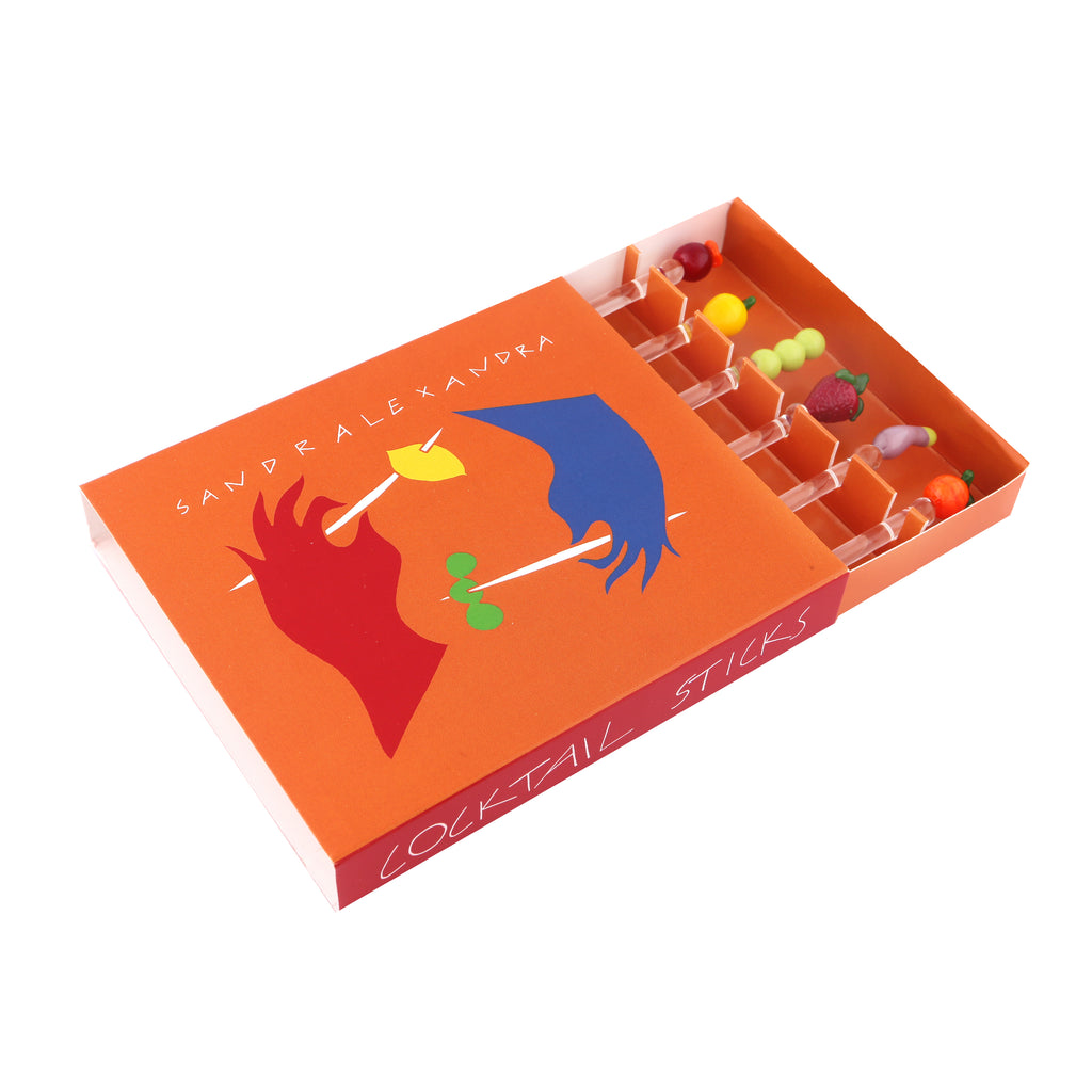 Cocktail & Nibble Murano Glass Sticks Groceries sandralexandra