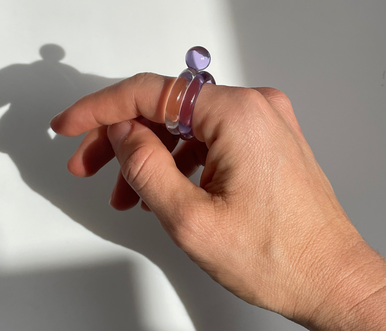 Bolita Lavender Glass Ring sandralexandra