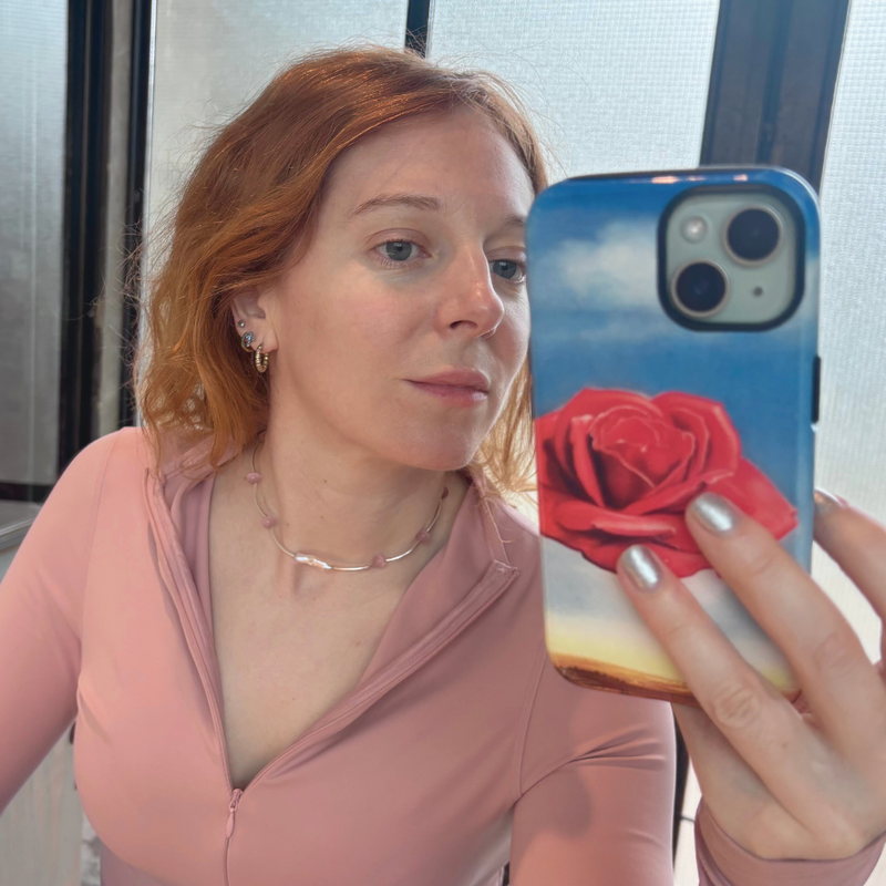 Florence Keith-Roach Wears Pink Cosmos