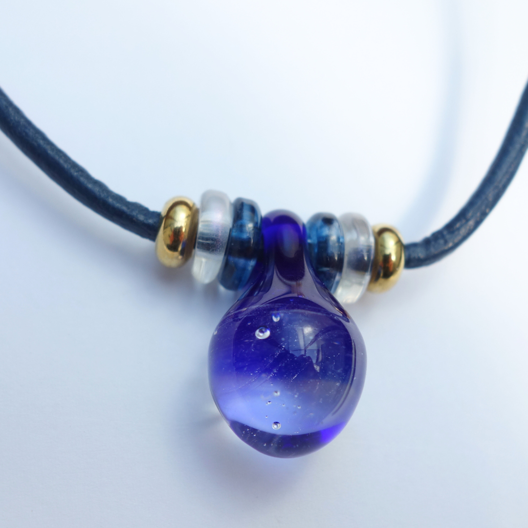 Buoy Blue Necklace - 2 SAMPLES IN STOCK