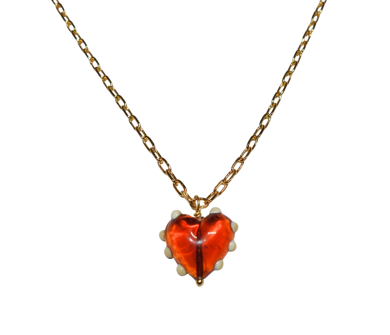 Amber Milagros Link Chain Necklace