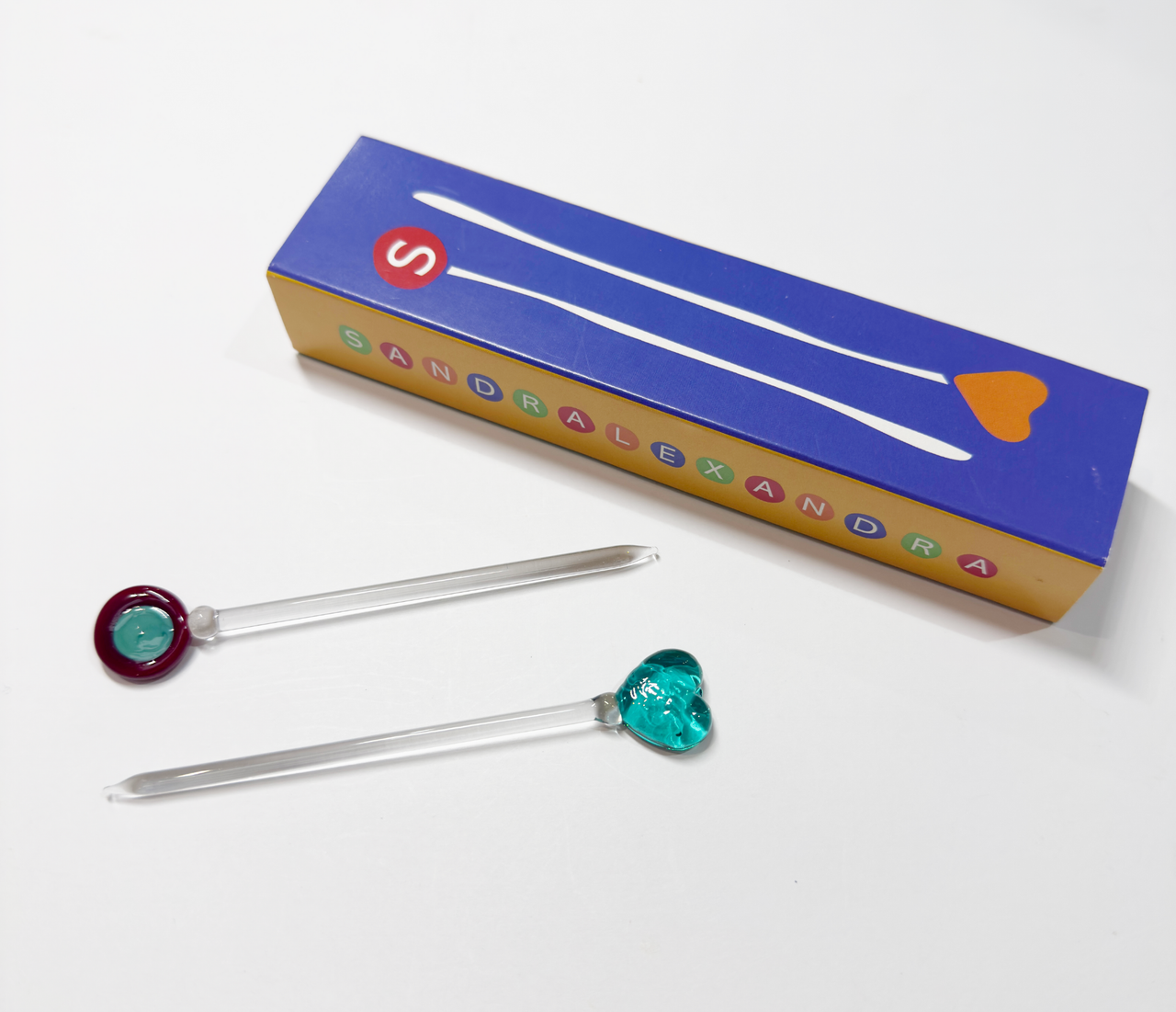 Set of 2 Cocktail Sticks - Only 1 set in stock