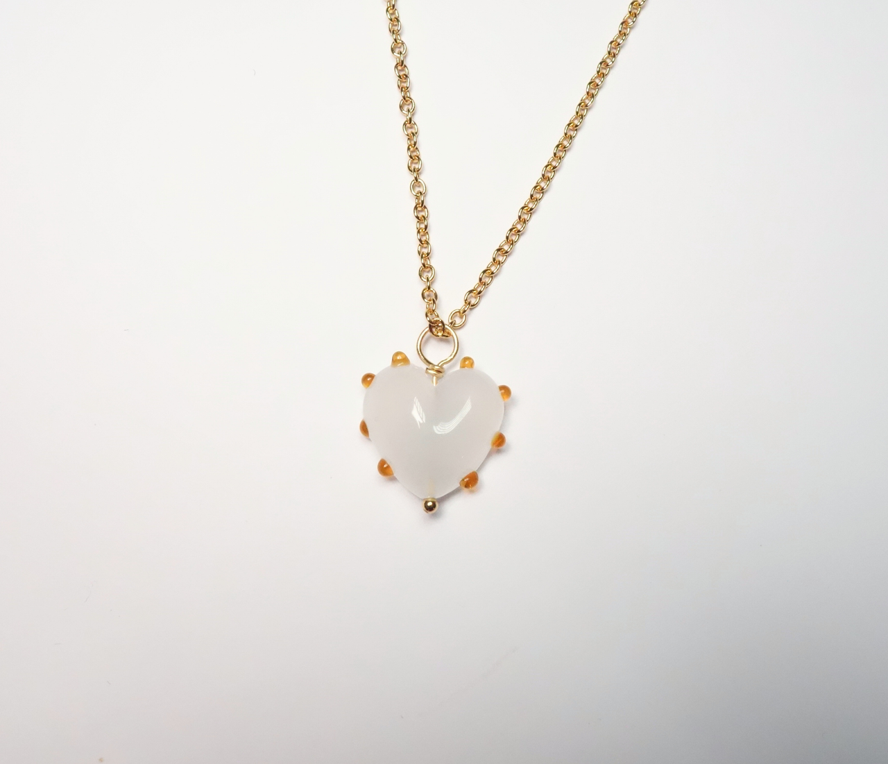 Milagros Heart Necklace - 1 SAMPLE IN STOCK