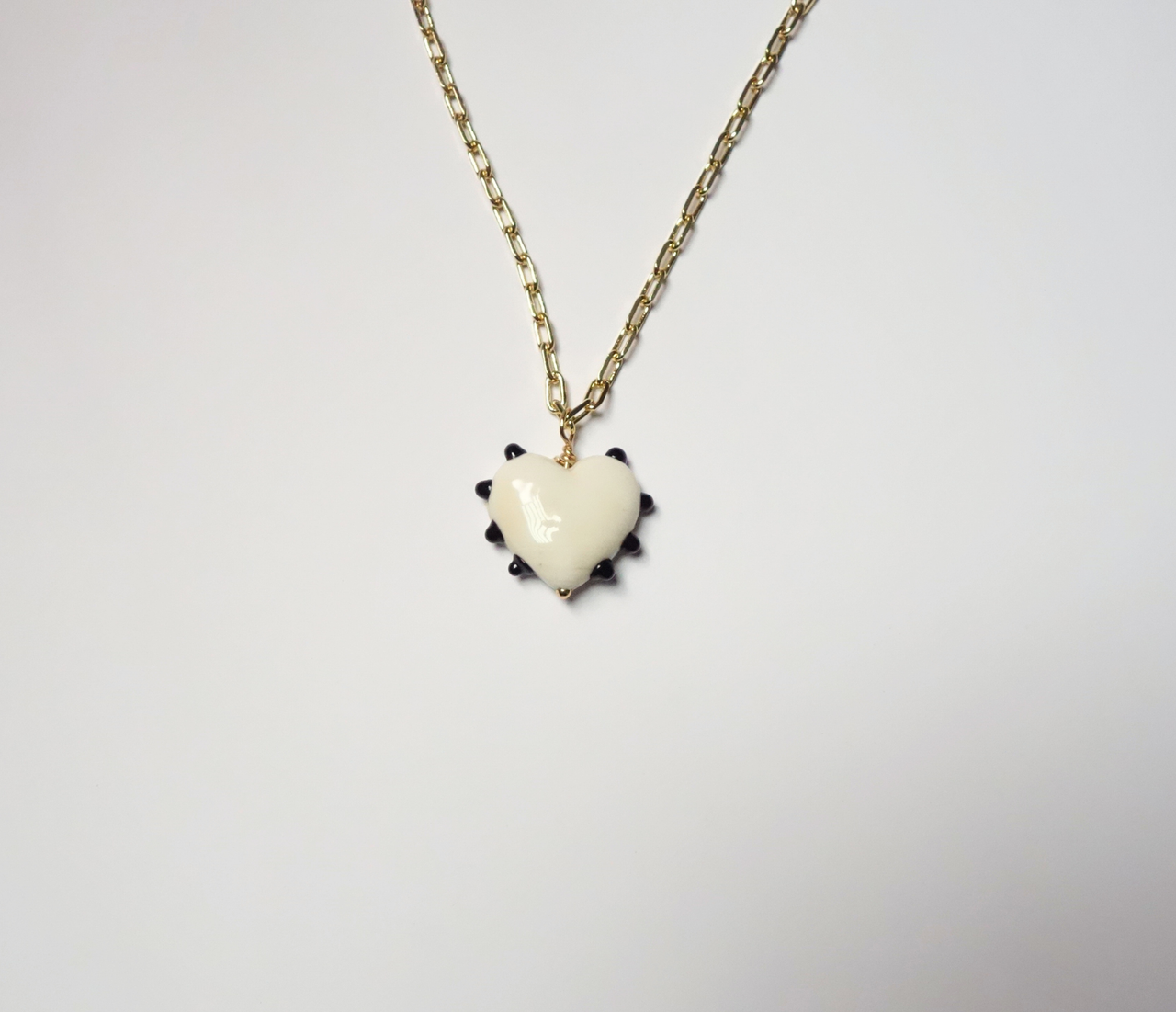 Ivory Milagros Link Chain Necklace - 1 IN STOCK