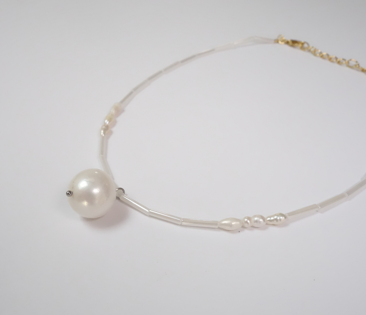 Round Pearl Necklace