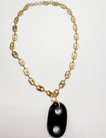 Black Mariner XL Glass Link Necklaces - SAMPLE