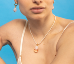 XL Glass Baroque Pearl & Pearl Necklace