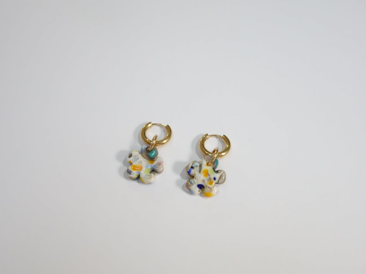 Clover Multi Glass Earrings