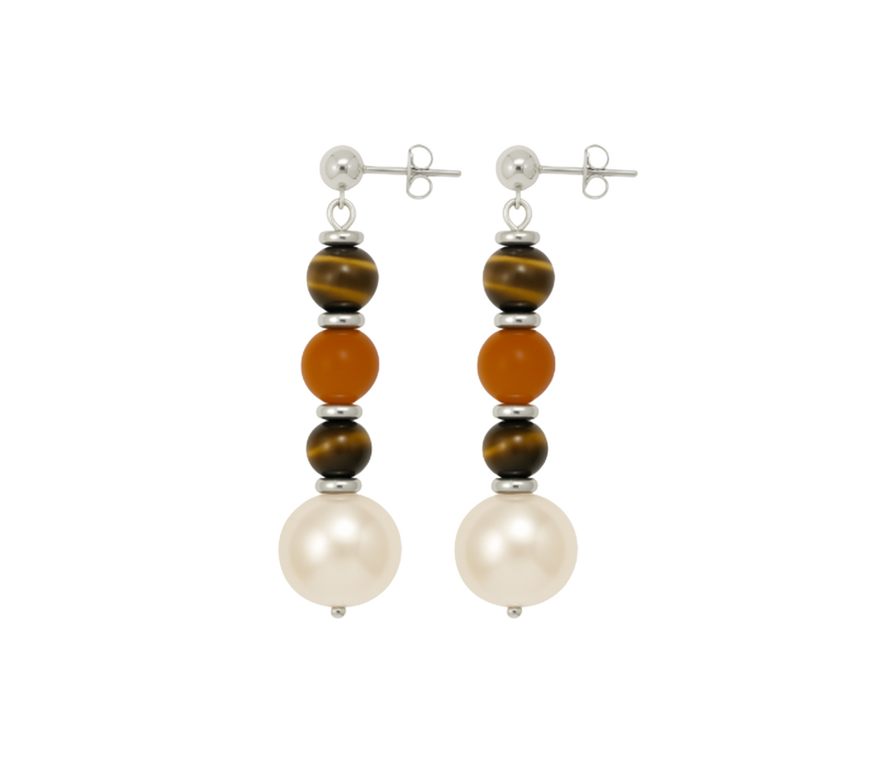Cosmos Earrings - Orange