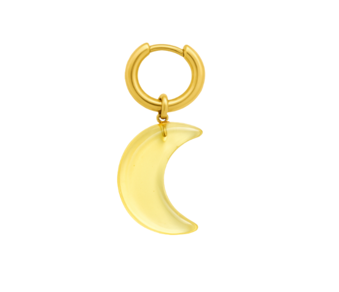 XL Lunar Earring - Citrine