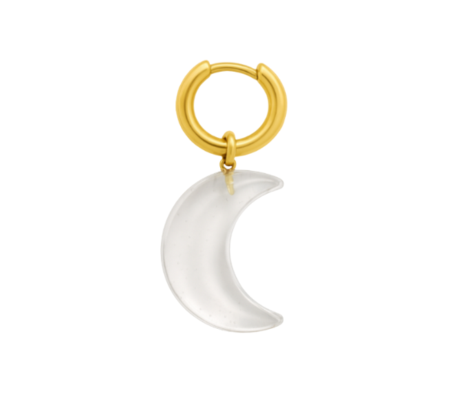 XL Lunar Earring - Pearl