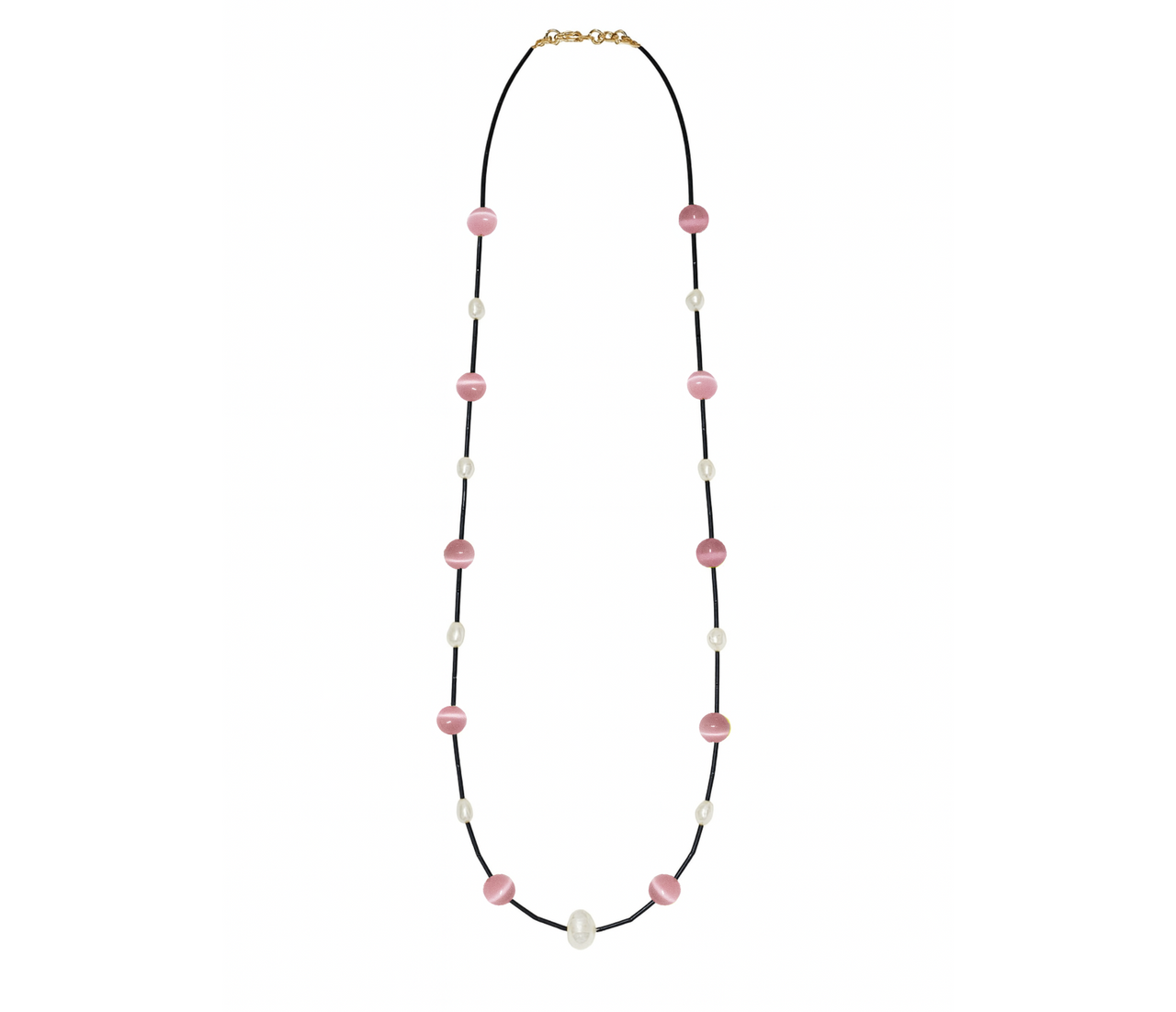 XL Black Orbit Necklace - Pink