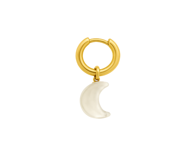 Lunar Earring  - Pearl