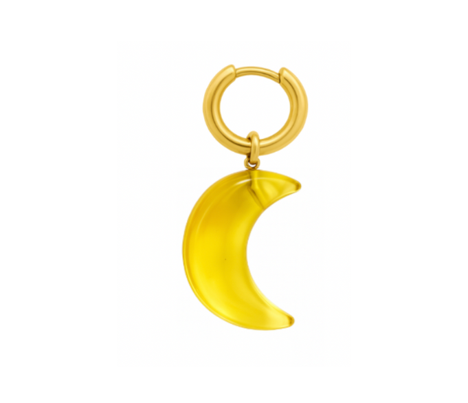 XL Lunar Earring - Lemon
