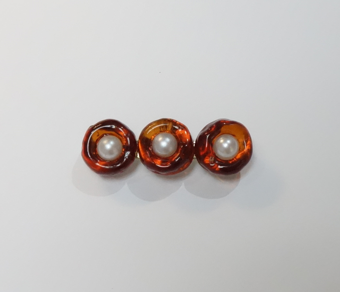 COSMO BROOCH - AMBER