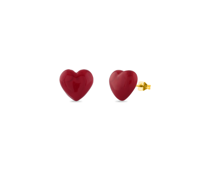 PAIR of HEART Stud Earring - 1 PAIR IN STOCK