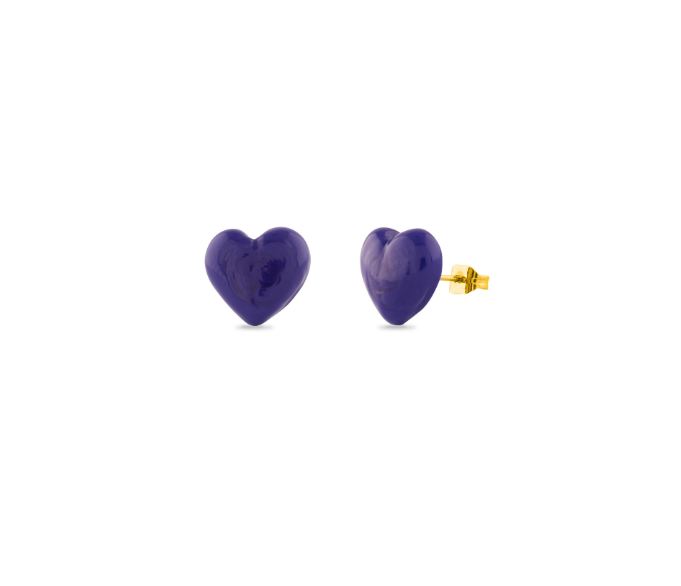PAIR of Heart Stud Earrings - 2 PAIRS IN STOCK