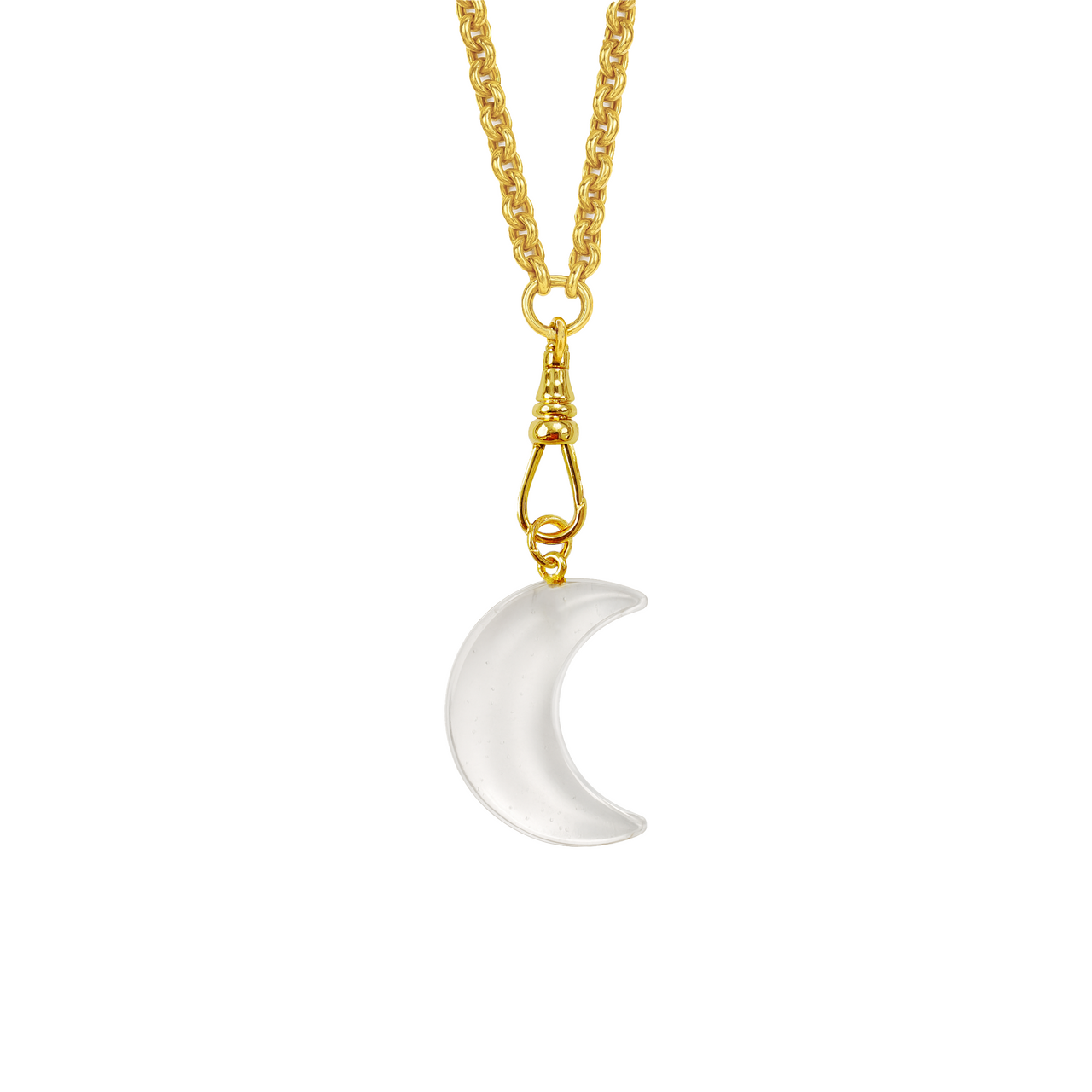 XL Lunar Belcher Chain Necklace - Pearl