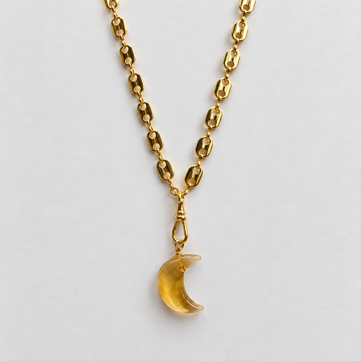 Moon Charm Necklace - 1 IN STOCK