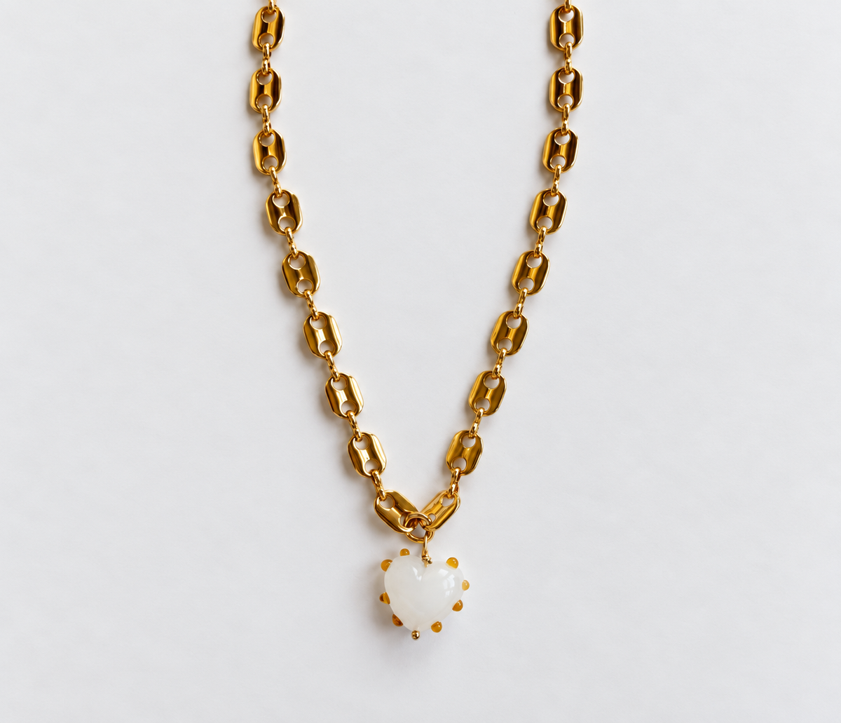 Heart Charm Necklace - 1 IN STOCK