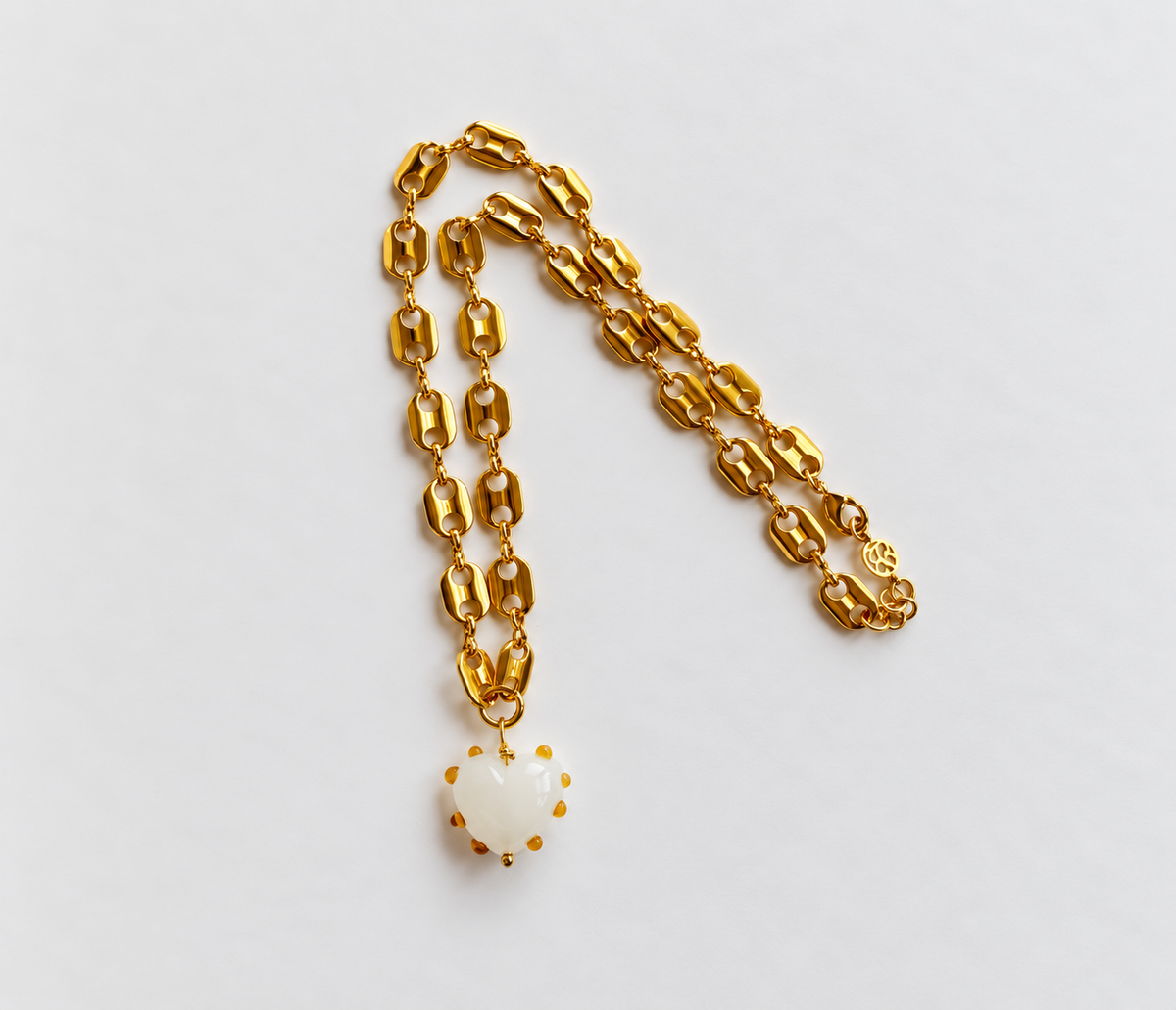 Heart Charm Necklace - 1 IN STOCK