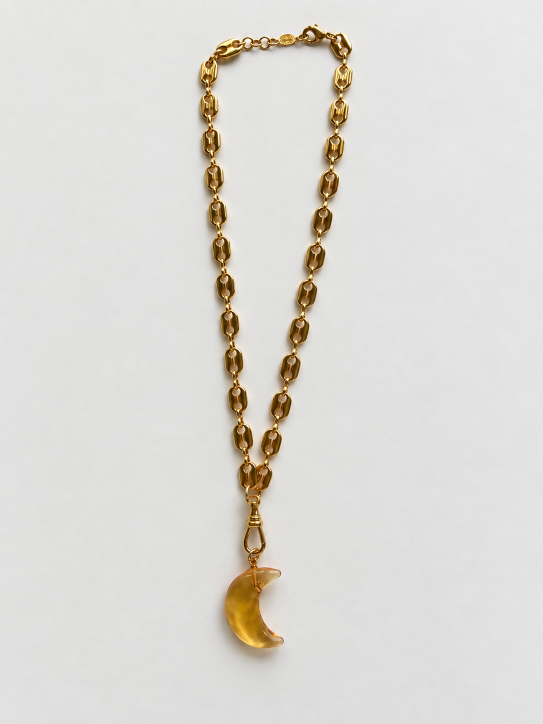 Moon Charm Necklace - 1 IN STOCK