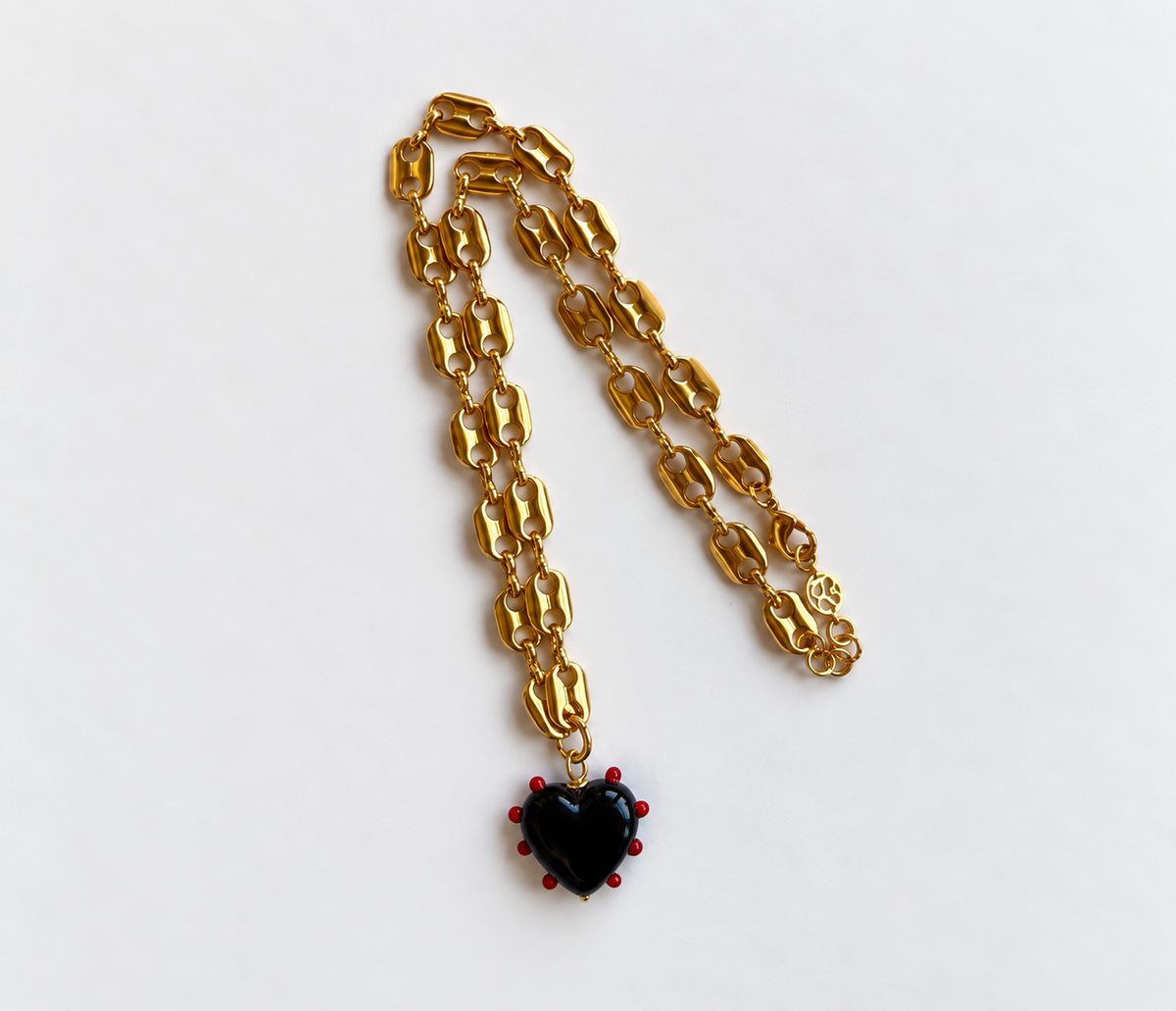 Heart Charm Necklace - 1 IN STOCK