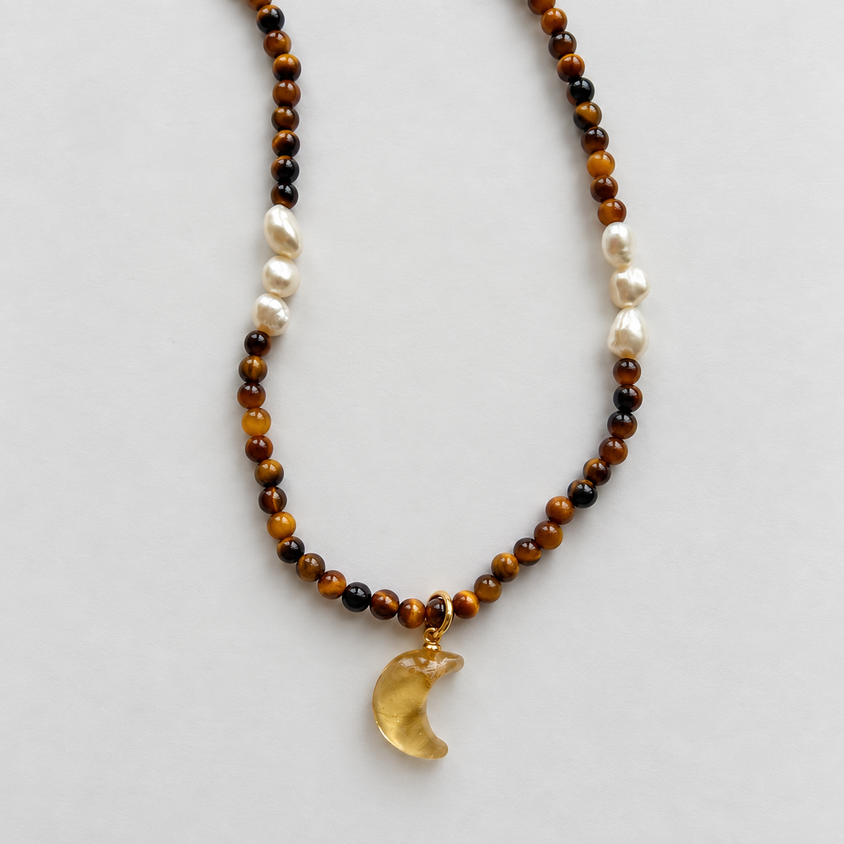 Tiger Eye & Moon - 1 Sample in STOCK
