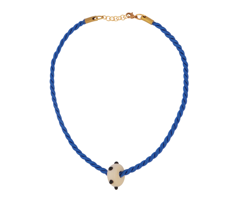 Froot Loop & Silk Cord Necklace