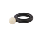 Bolita Black & Ivory Glass Ring
