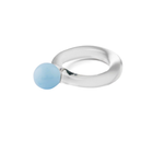 Bolita Pastel Blue Glass Ring