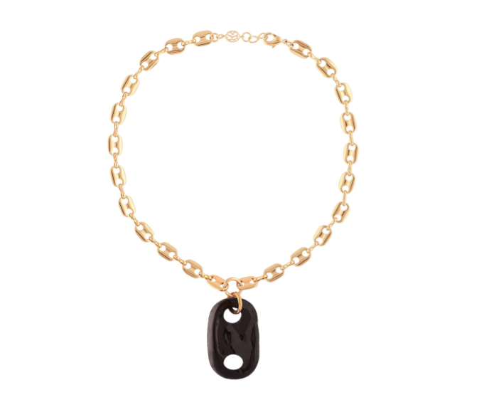 Mariner XL Glass Link Necklace- SAMPLE
