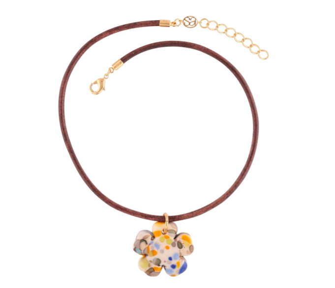 Clover Multi Leather Cord Necklace