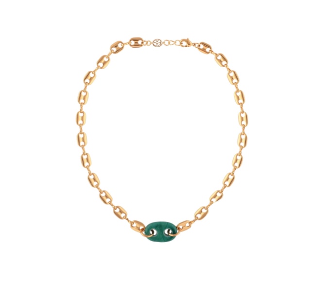 Mariner Glass Link Necklace