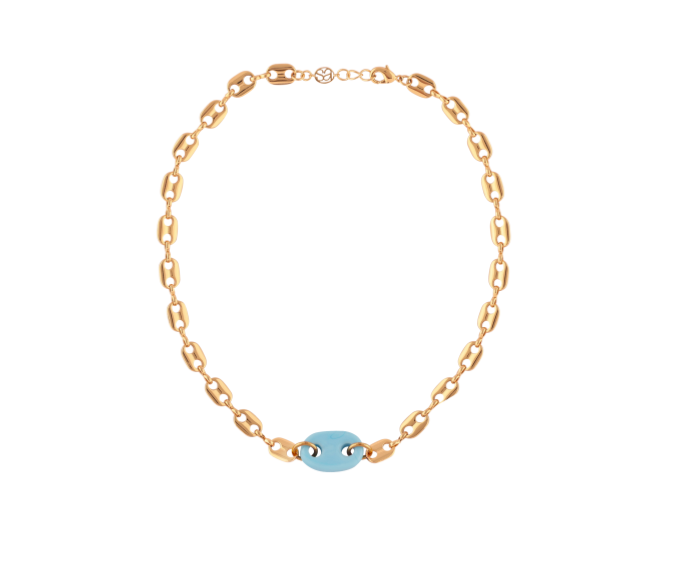 Mariner Glass Pastel Link Necklace