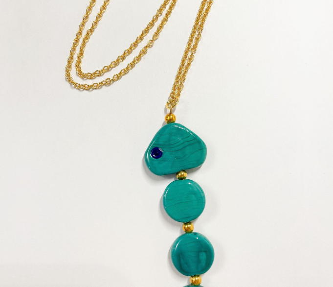 XL Carpa Fish Chain Necklace- SAMPLE