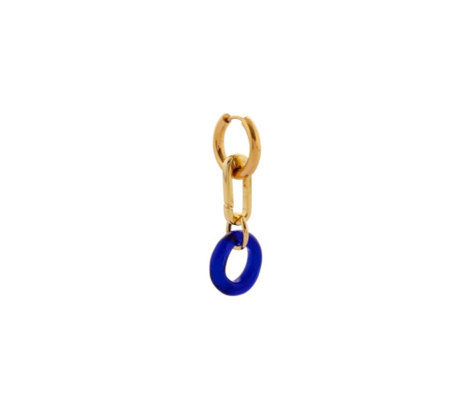 Toggle Link Blue Earring