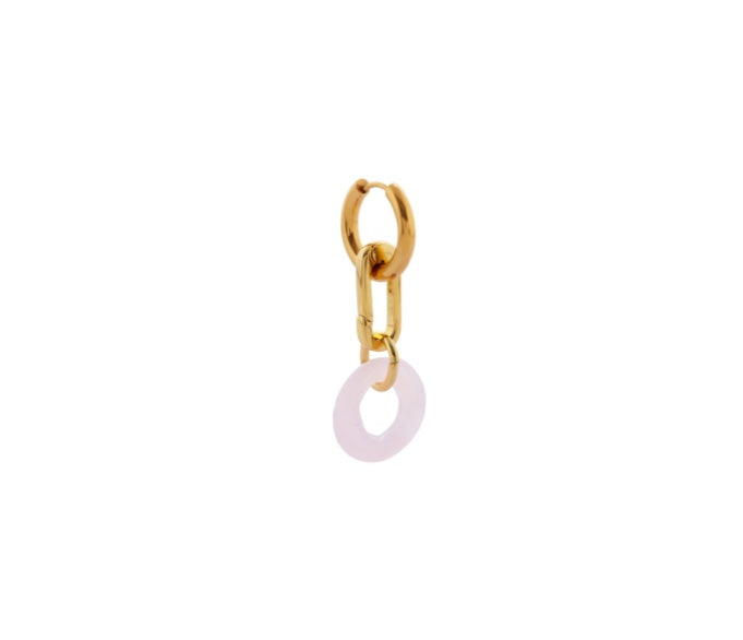 Toggle Link Pink Earring