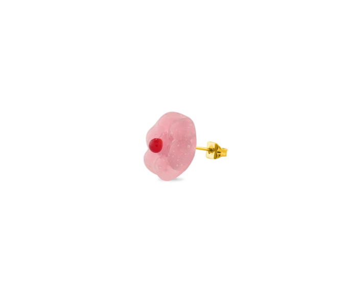 Daisy Pink Stud Earring
