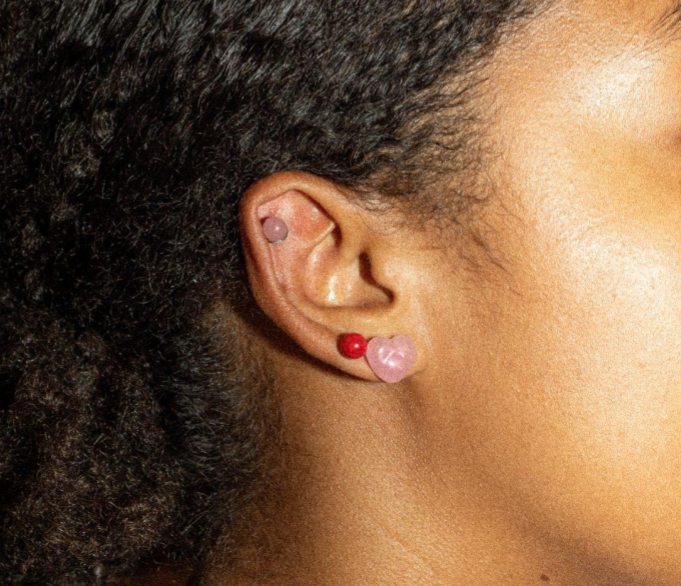 Bolita Pink Stud Earring