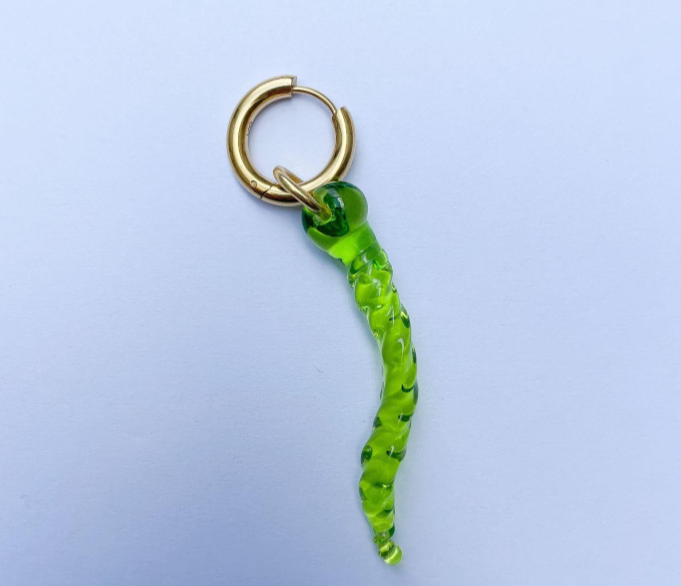 Posidonia Earring Green - SAMPLE