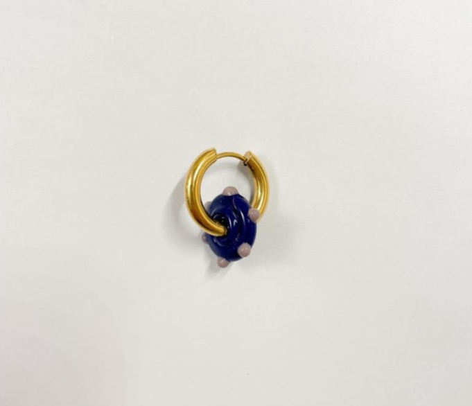 Froot Loop Navy Blue Earring- SAMPLE