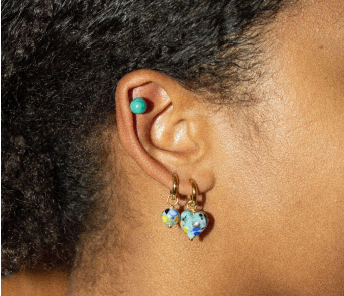 Bolita Turquoise Stud Earring