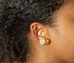 Daisy Pearl Stud Earring