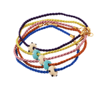 Froot Loop & Silk Cord Necklace