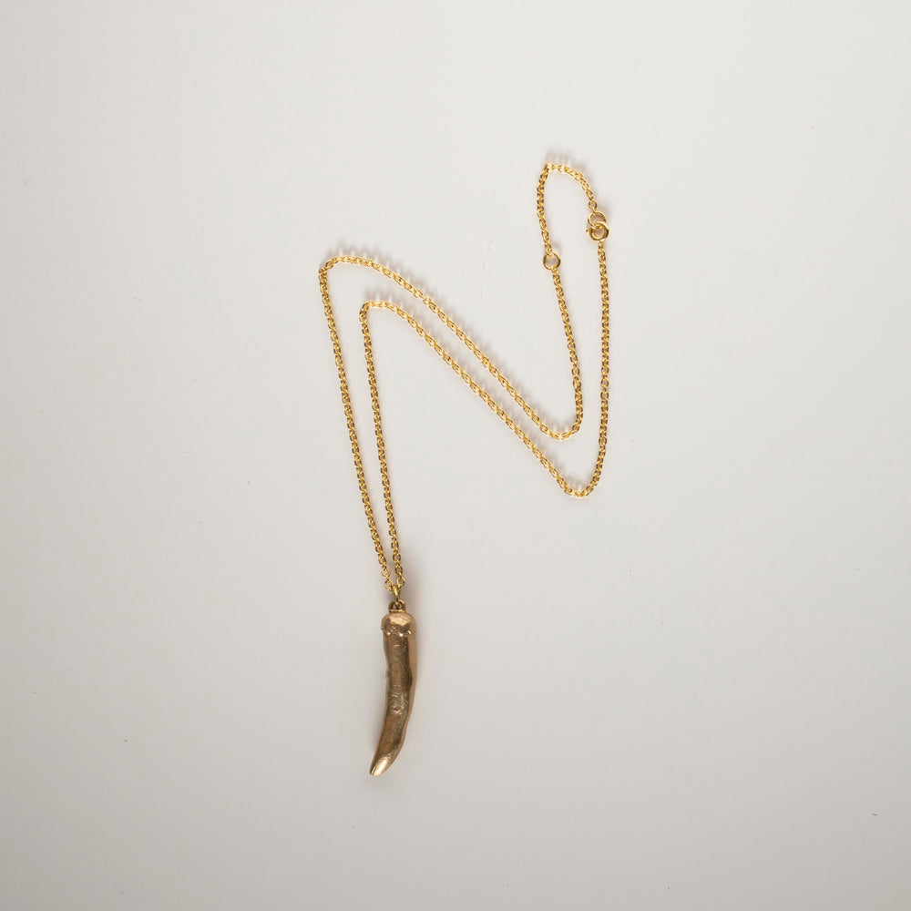 XL Chilli Gold trace chain Necklace - SAMPLE