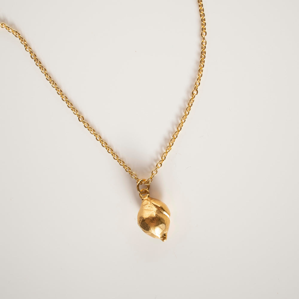 Lemon Gold trace chain Necklace - SAMPLE