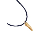 Gold Chilli & Silk Cord Necklace