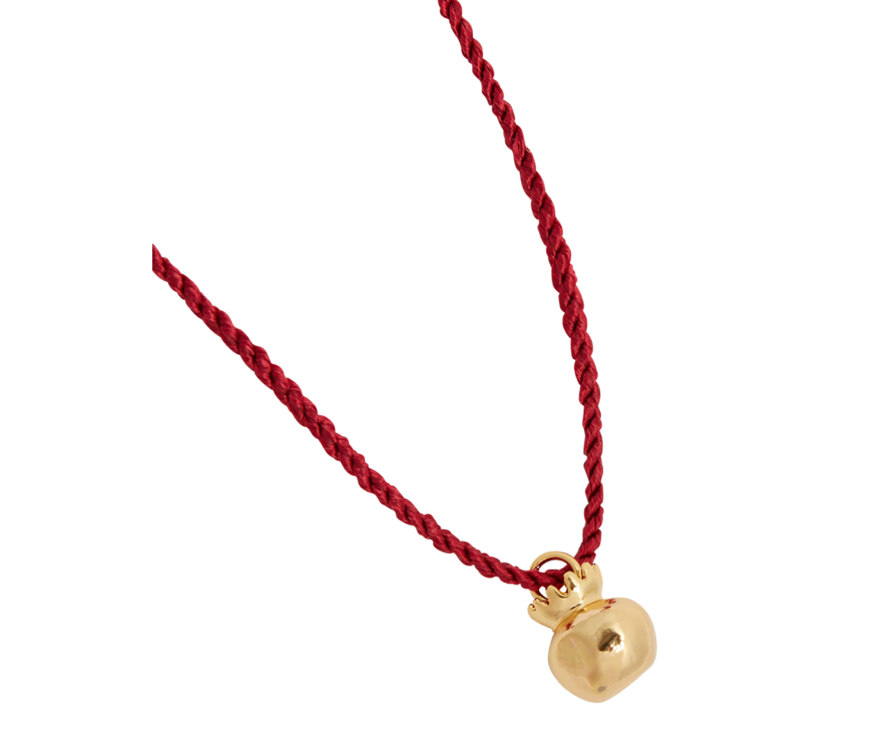 Silk cord best sale necklace