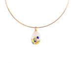 Zero Waste XL Glass Baroque Pearl Collar Necklace